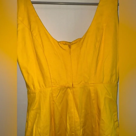 Elexiay Kwara Dress in Yellow $395 Size Medium - Picture 11 of 12